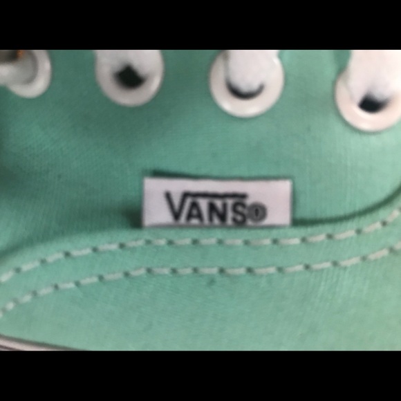 Women’s Teal Vans - Picture 2 of 2